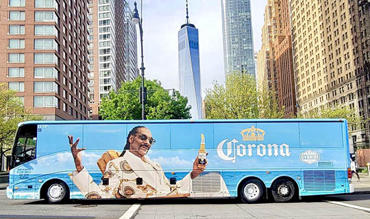 Bus Wrap Corona