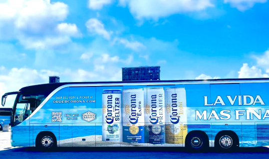 Custom Bus Wrap from Charter Linkz