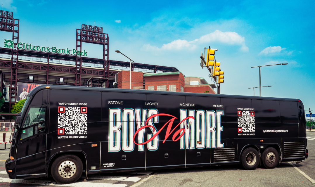 Bus Wrap Boys No More