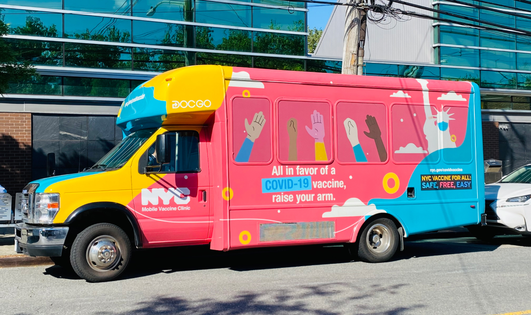 Bus Wrap NYC Vaccine